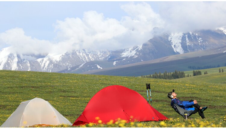 Cheap Goat Tents The Free Spirits TFS Pangolin2.0 One sided Silicon Coating 2 person 3 Season Ultralight Waterproof Camping Tent Black Label Tents 
